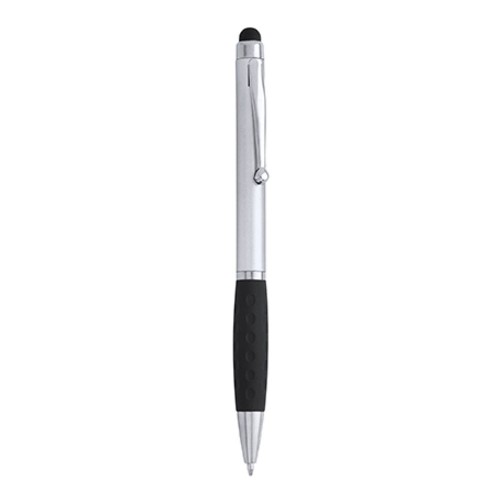 Ручка с поворотным механизмом в корпусе из ABS с сенсором, цвет серебристый
