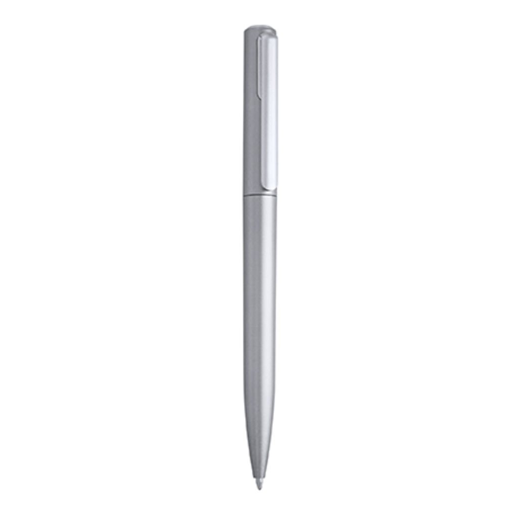 Ручка с поворотным механизмом в корпусе из ABS с металлической отделкой, цвет серебристый