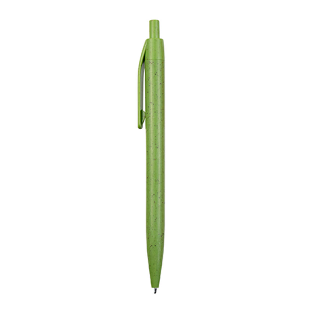Ручка з натискним механізмом, колір зелений оазис