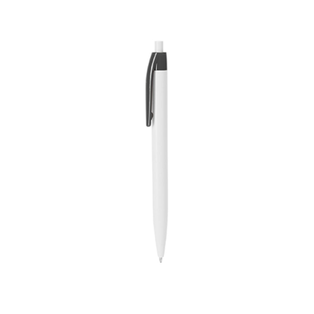 Шариковая ручка из ABS с нажимным механизмом, цвет черный