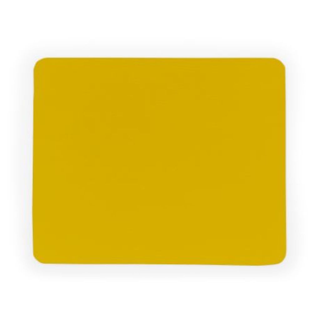 Плоский коврик для мыши, цвет желтый