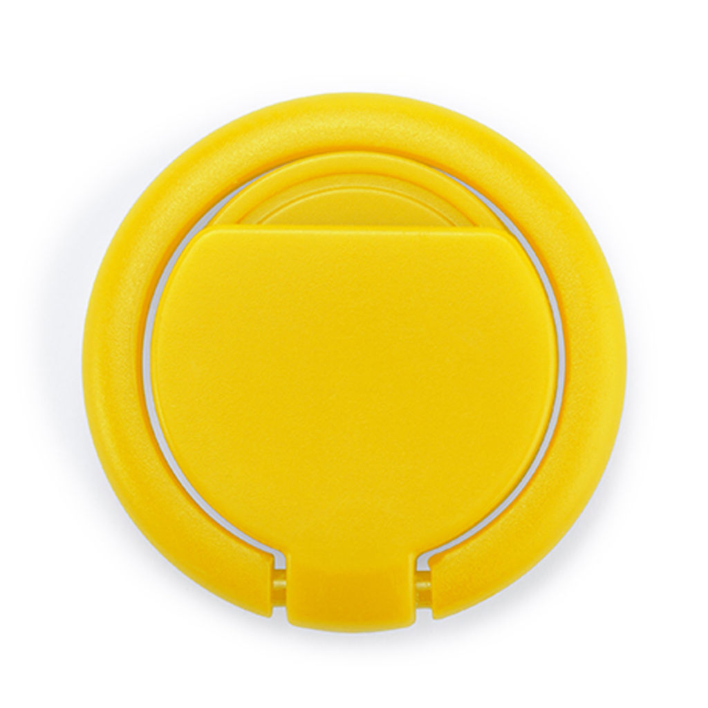 Многофункциональный держатель для смартфона с кольцом, цвет желтый