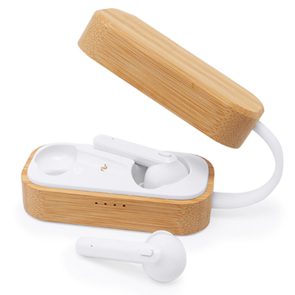 Бездротові навушники Bluetooth 5, колір бежевий - IA3026S129- Фото №2