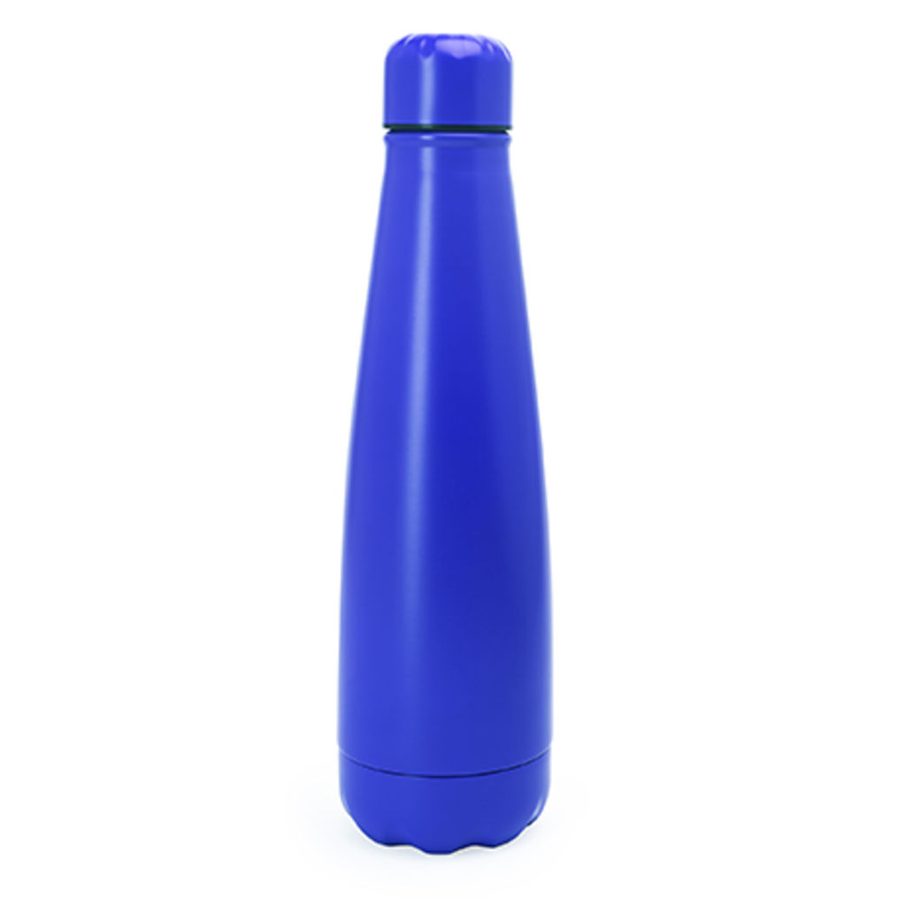 Пляшка з нержавіючої сталі 304 з кришкою, колір яскравий синій