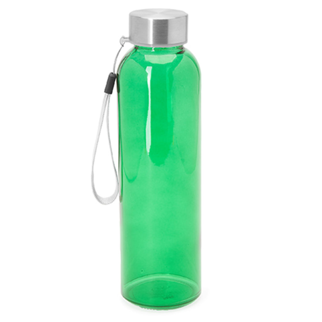 Стеклянная бутылка (доступна в различных цветах), цвет зеленый папоротник