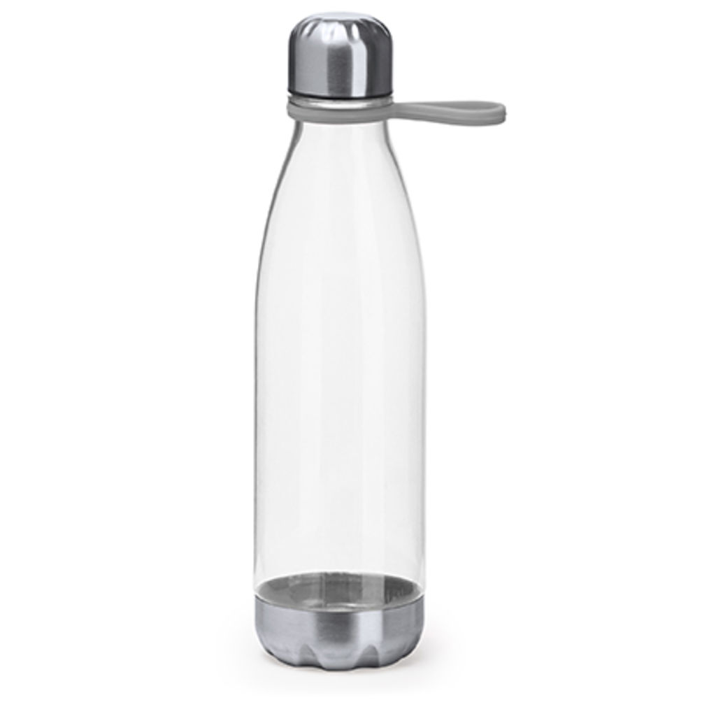 Прозрачная бутылка с AS отделкой емкостью 700 мл, цвет прозрачный