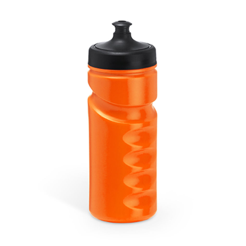 Спортивная PE бутылка, цвет апельсиновый
