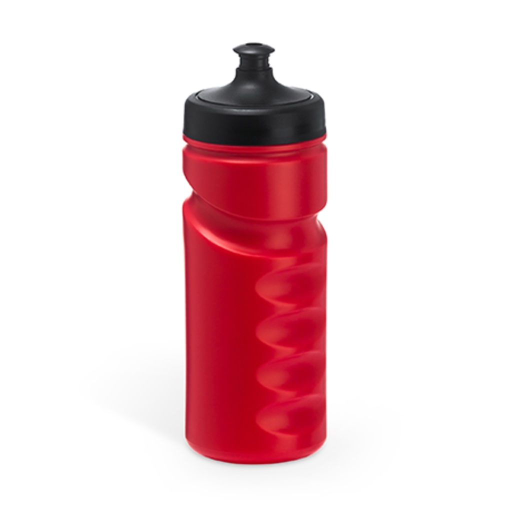 Спортивная PE бутылка, цвет красный
