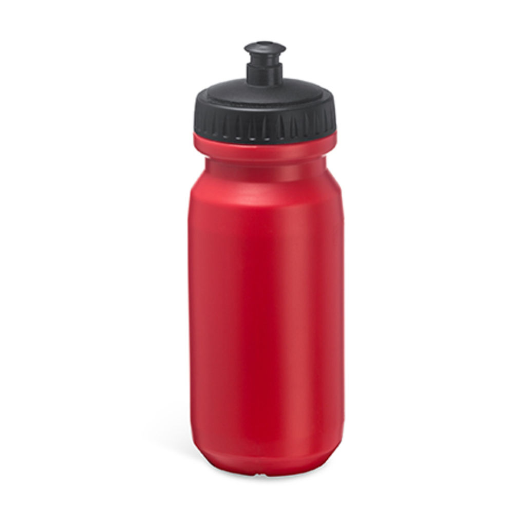Спортивная PE бутылка с обширной поверхностью для печати, цвет красный