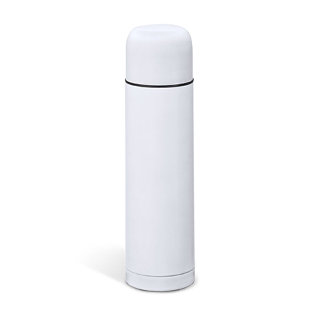 Вакуумна пляшка з нержавіючої сталі 304 з подвійною стінкою, колір білий