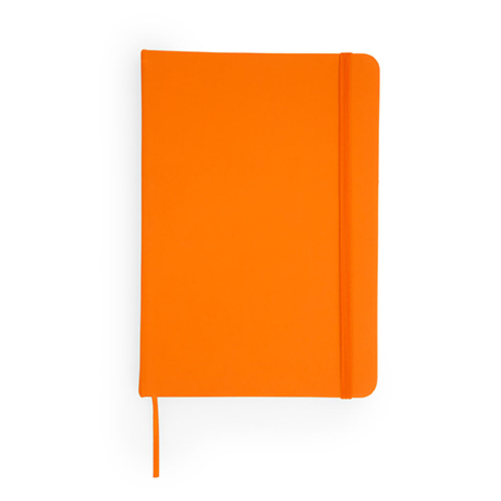 Блокнот формату А5 , колір апельсиновий