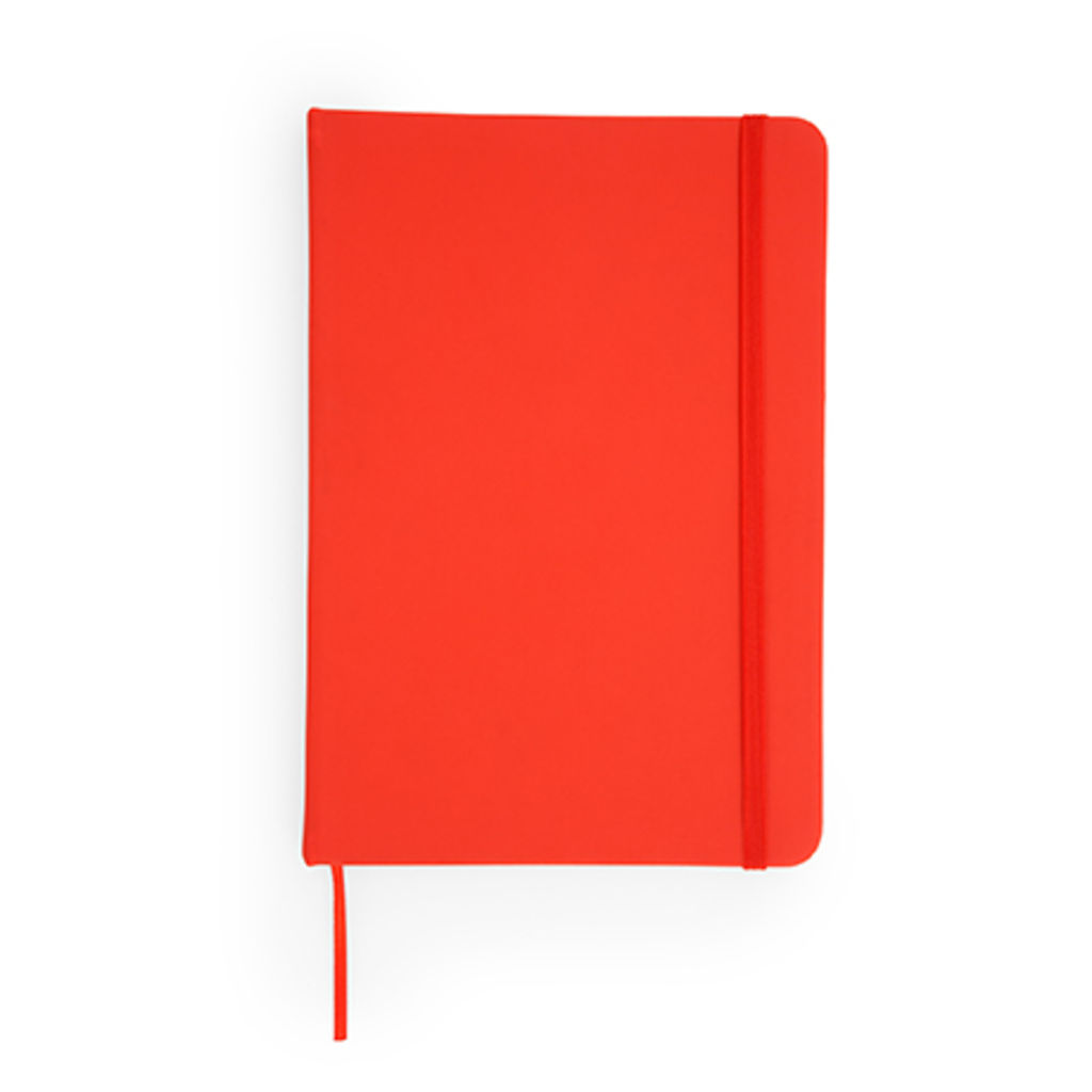 Блокнот формату А5 , колір червоний