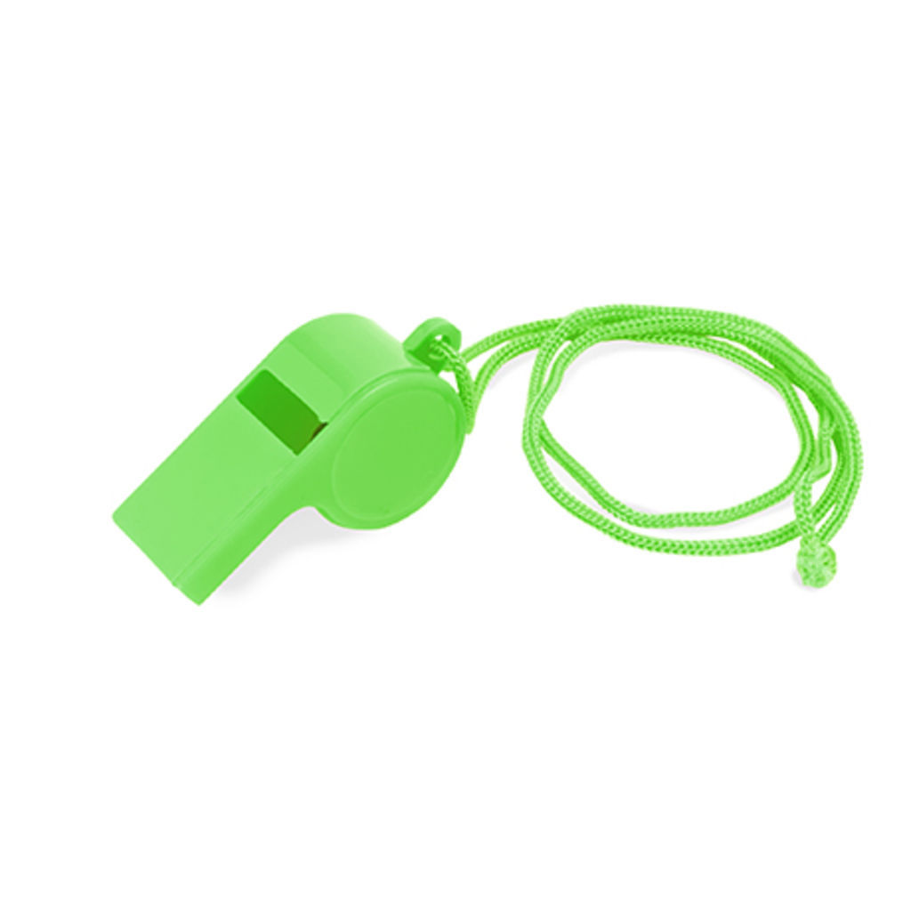Классический свисток с подвесным ремешком, цвет зеленый папоротник