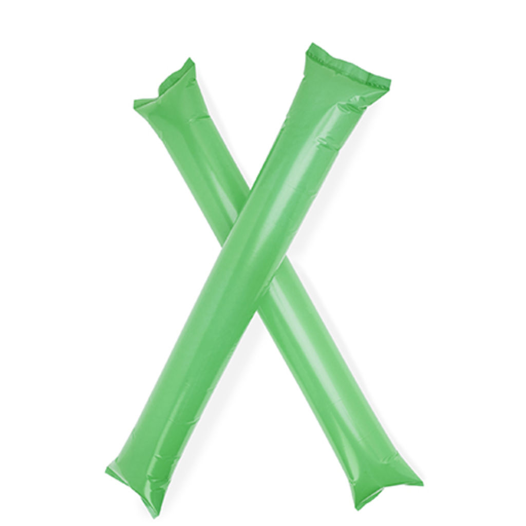 JAMBOREE Набор из двух надувных многоразовых шуточных дубинок, цвет зеленый папоротник