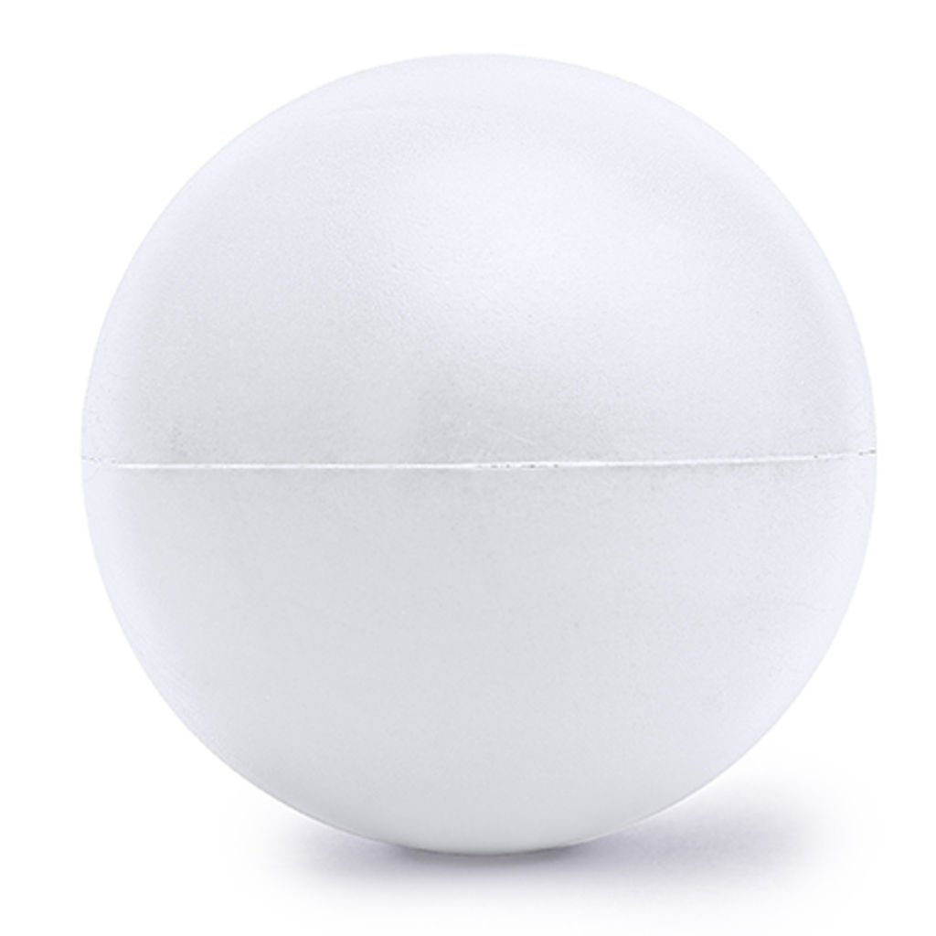 Антистресс-мяч одноцветный, цвет белый