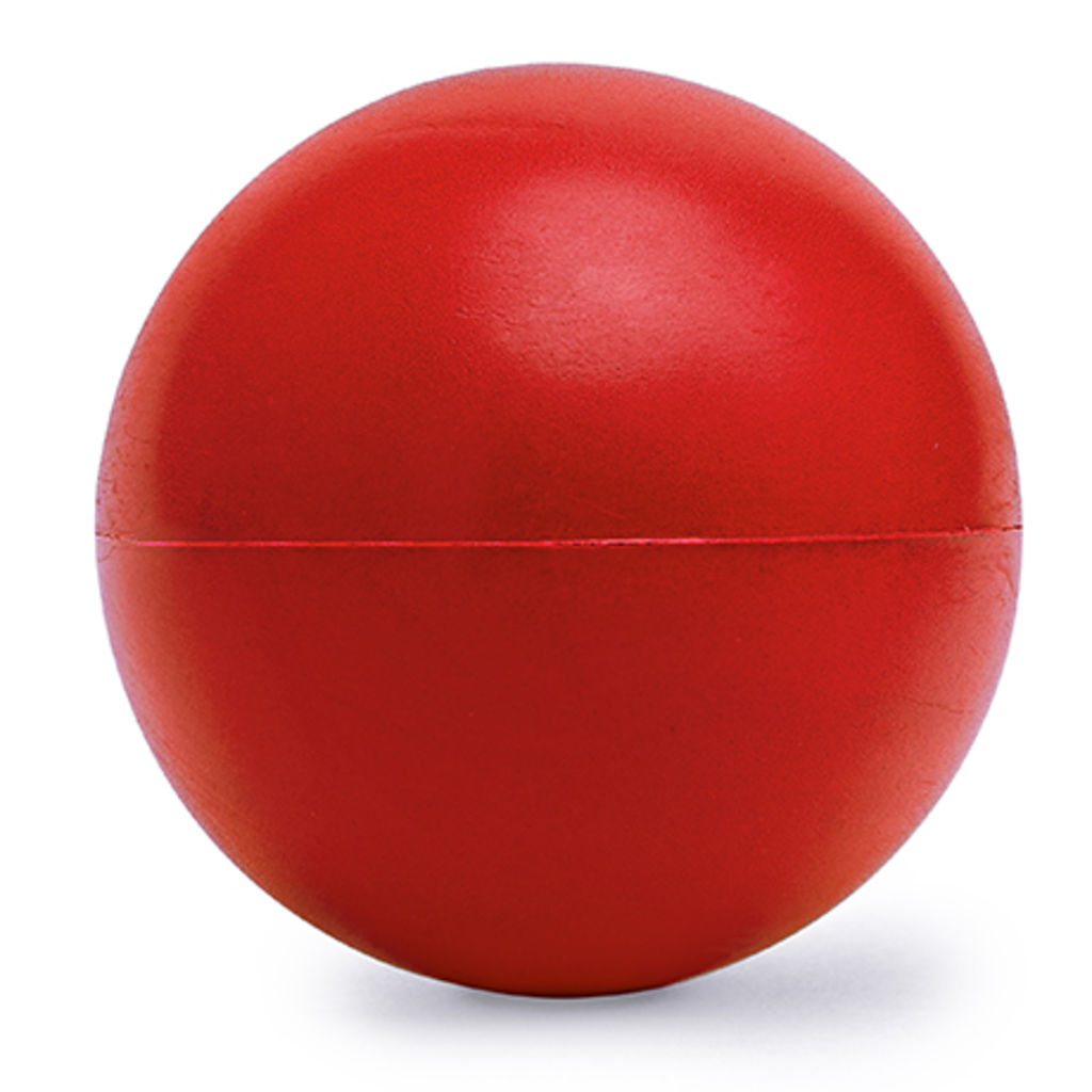Антистрес-м'яч одноколірний, колір червоний