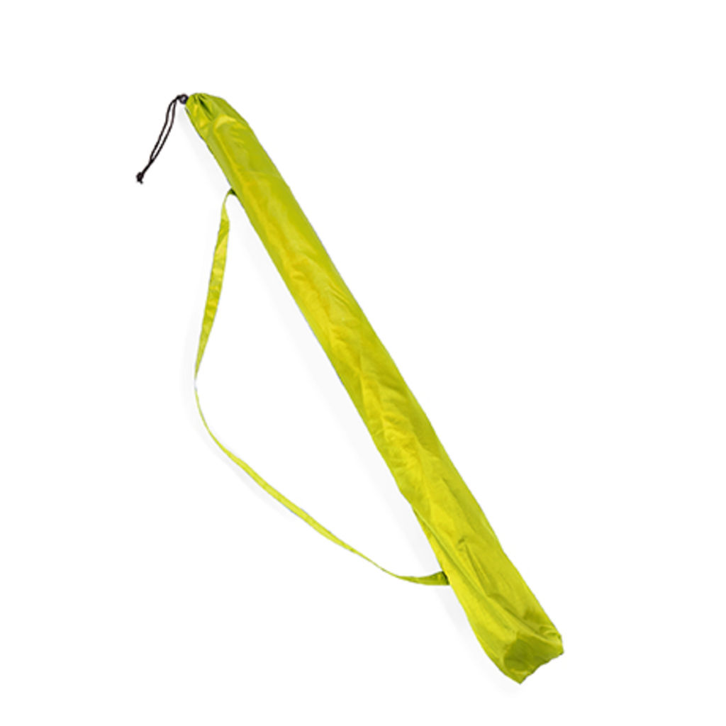 8-панельна пляжна парасолька, колір жовтий