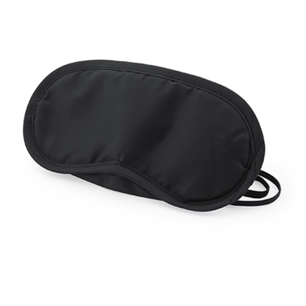 Дорожная маска из мягкой микрофибры, цвет черный - TA8200S102- Фото №2