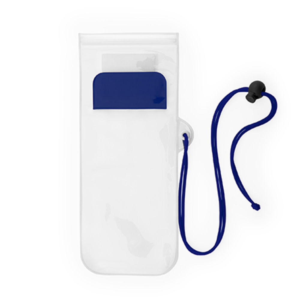 Водонепроницаемая многофункциональная сумка из PVC подходит для сенсорных экранов, цвет яркий синий