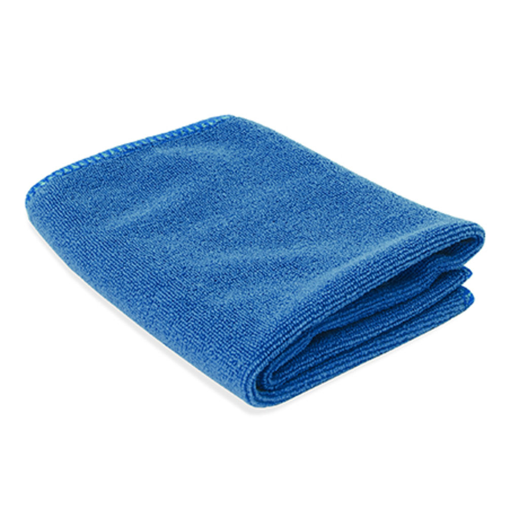 Рушник для рук з абсорбуючої мікрофібри 345 г/м², колір яскравий синій