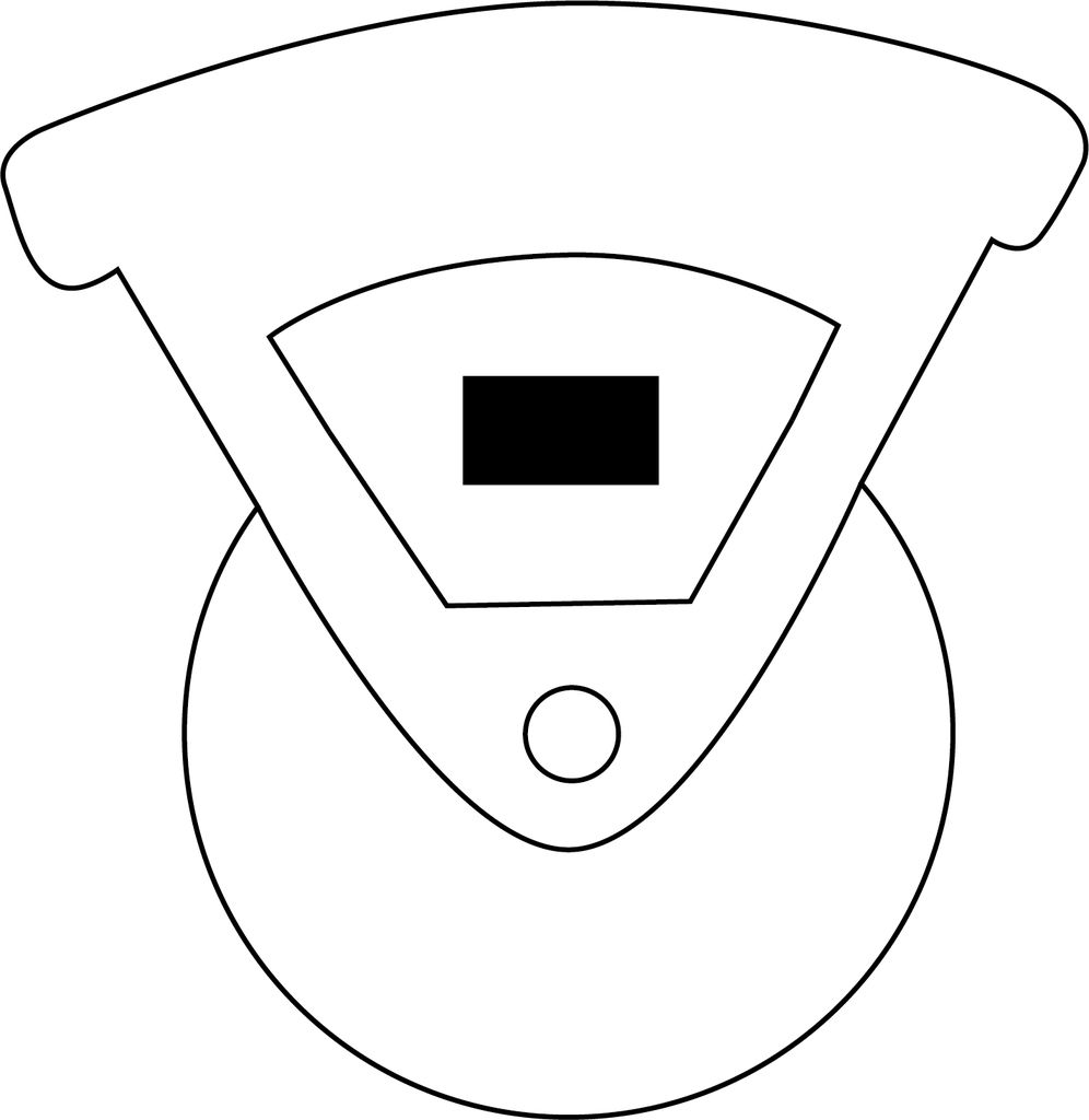 Ніж для піци USEFUL, колір синій - 56-0307038- Фото №2