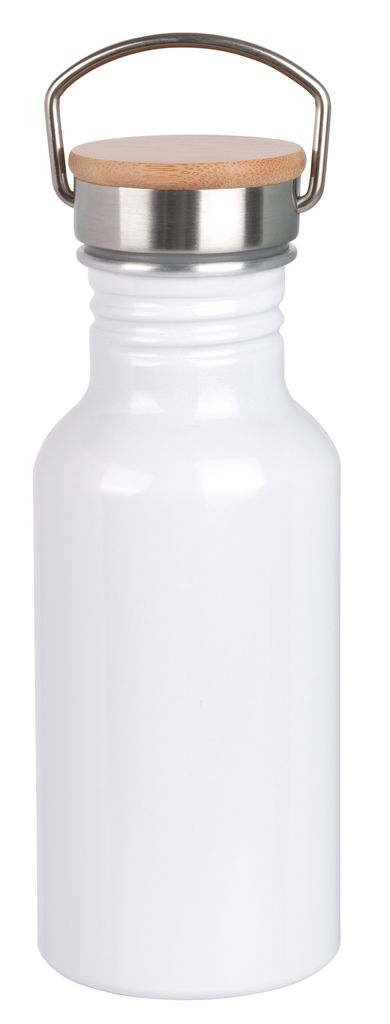 Алюминиевая бутылка ECO TRANSIT, цвет белый