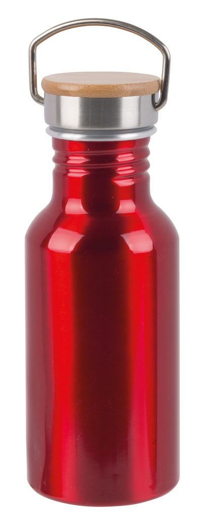 Пляшка алюмінієва ECO TRANSIT, колір червоний