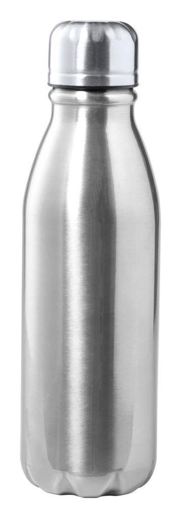 Пляшка спортивна Raican, колір сріблястий