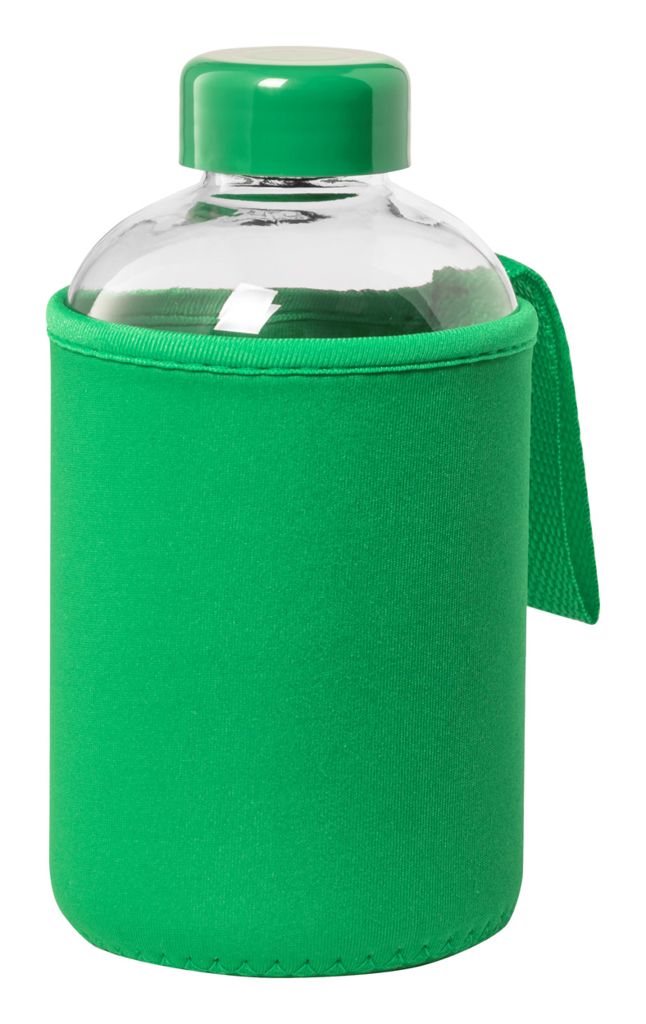 Бутылка спортивная стеклянная Flaber, цвет зеленый