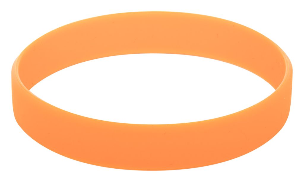 Браслет силиконовый Wristy, цвет оранжевый