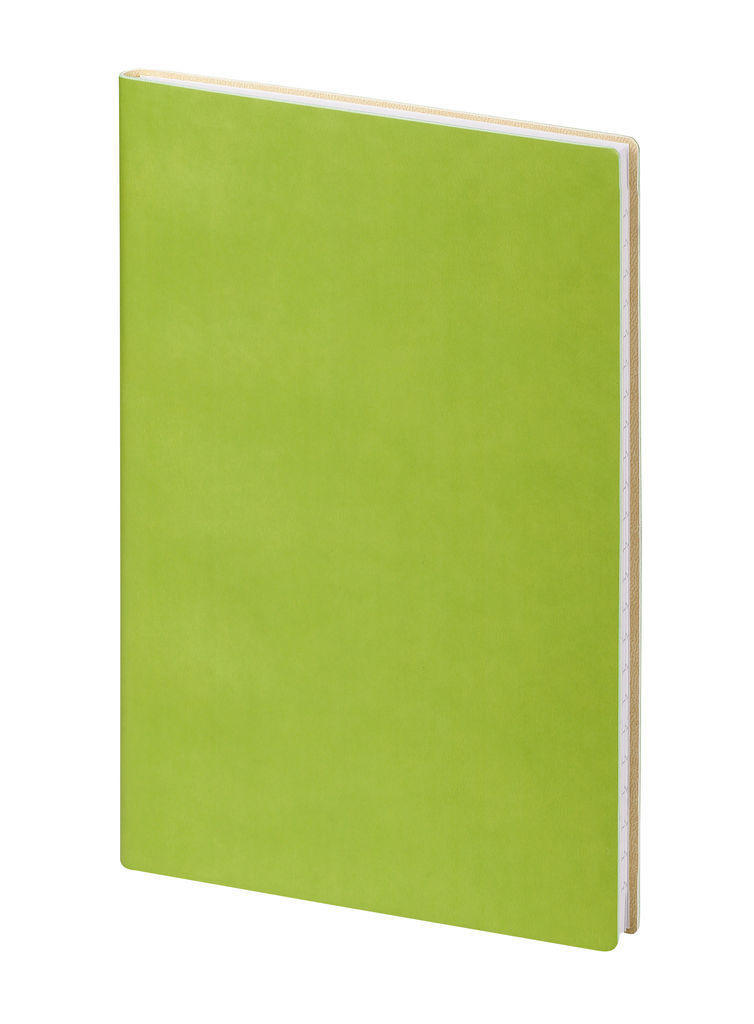 Записна книжка 140x210 мм, колір зелений