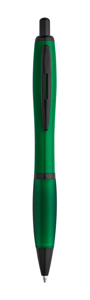 FUNK. Кулькова ручка з металевим затискачем, колір зелений