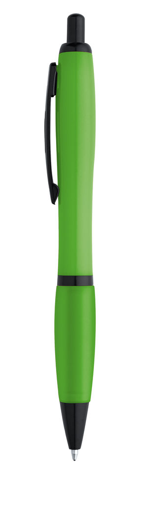 FUNK. Кулькова ручка з металевим затискачем, колір світло-зелений