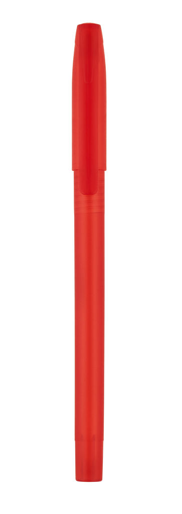 LEVI. Кулькова ручка з PP, колір червоний