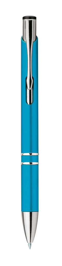 Пластиковая шариковая ручка, синие чернила, цвет синий