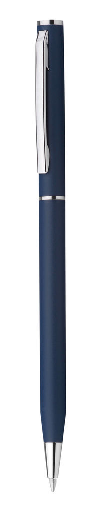 Металлическая шариковая ручка, синие чернила, цвет синий