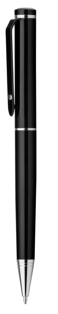 Набір з металевої кулькової ручки і ручки-роллера, SANTINI, колір чорний