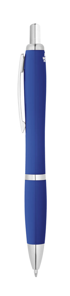 MANZONI. Шариковая ручка из ABS с антибактериальным покрытием, цвет королевский синий