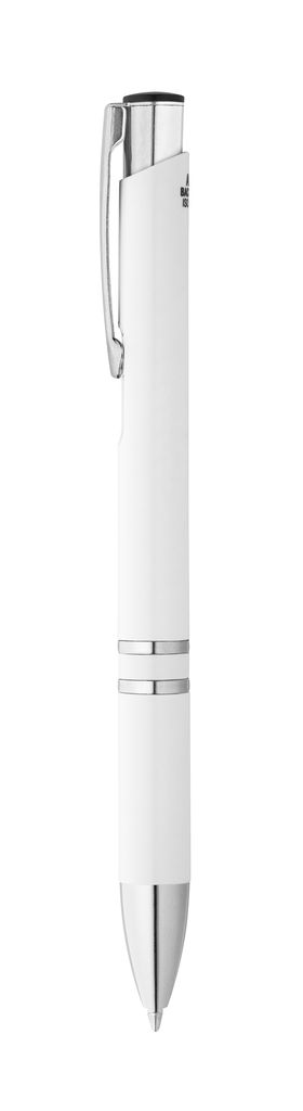 BETA SAFE. Кулькова ручка з ABS антибактеріальним покриттям, колір білий