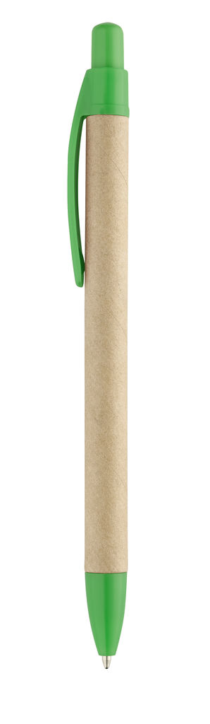 REMI. Кулькова ручка з крафт паперу, колір зелений