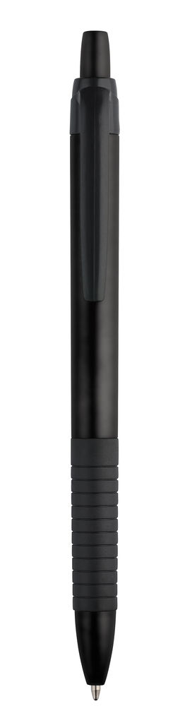CURL. Кулькова ручка з металевою обробкою, колір чорний