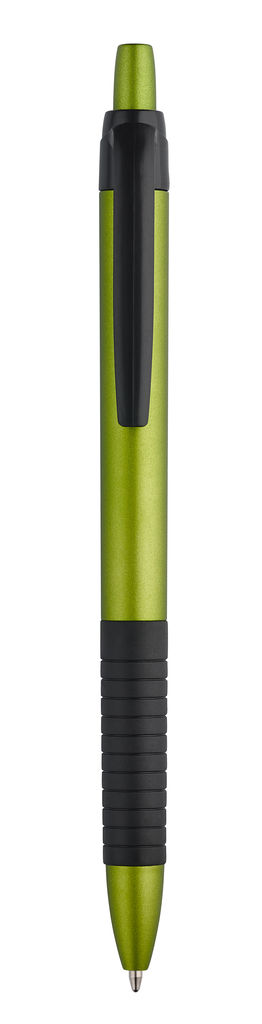 CURL. Кулькова ручка з металевою обробкою, колір світло-зелений