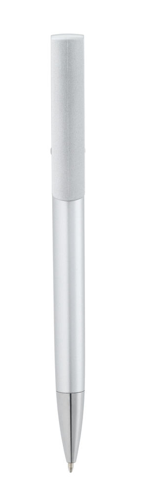 TECNA. Кулькова ручка з металевою обробкою, колір сатин-срібло