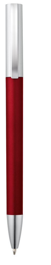 ELBE. Кулькова ручка з металевим затискачем, колір бордовий