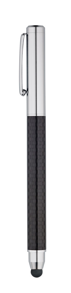 RUBIC. Ручка ролер із метала та вуглецевого волокна, колір чорний