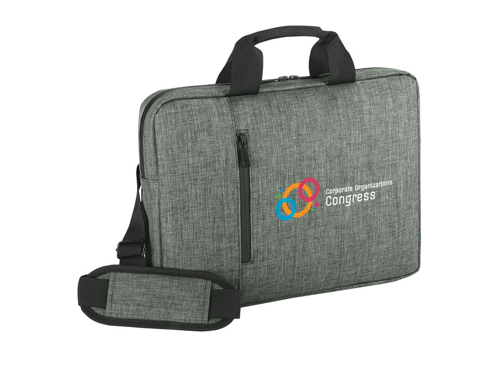 SHADES LAPTOP. Сумка для ноутбука 14'', колір сірий - 92171-113- Фото №3