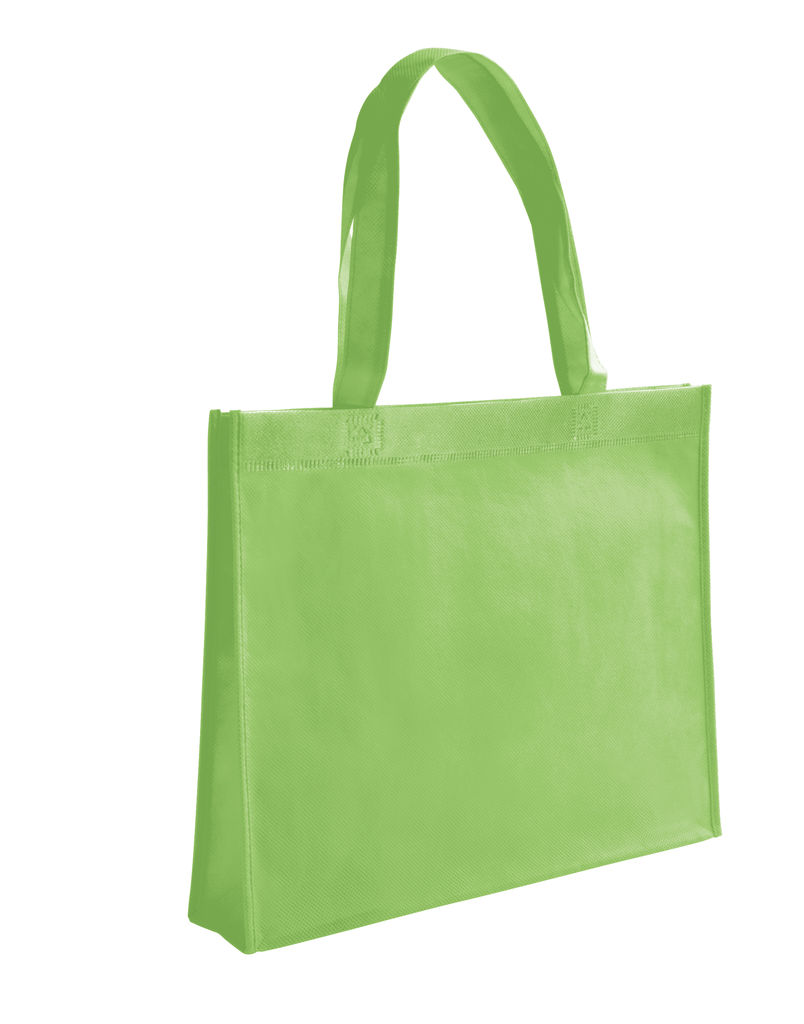 SAVILE. Неткана сумка, колір світло-зелений