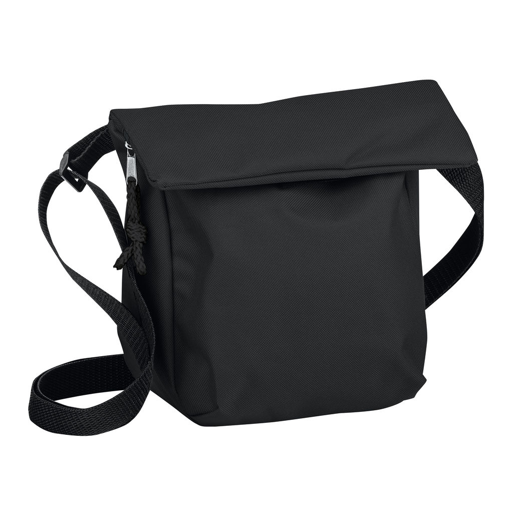 Плечова сумка з поліестеру, 600D, колір чорний