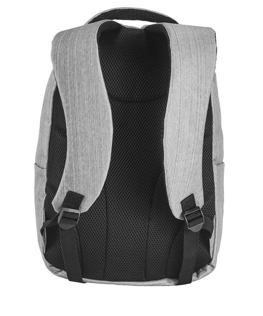 Рюкзак з поліестеру для ноутбука, 600D, SANTINI, колір сірий - 92627-123- Фото №3