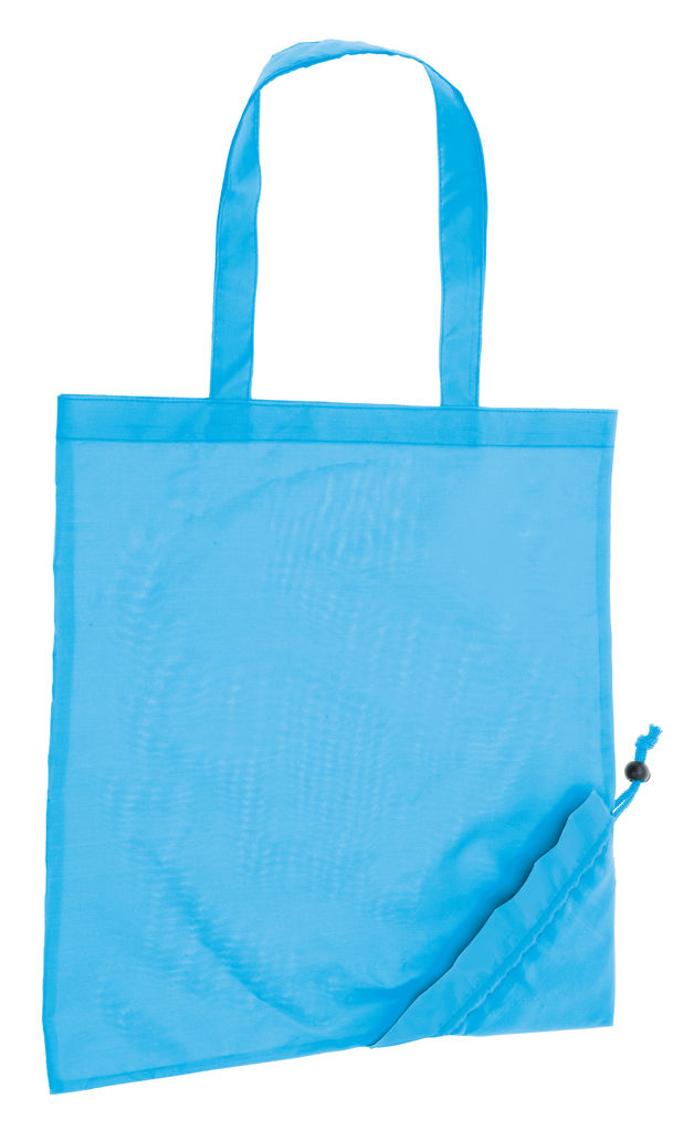SHOPS. Складана сумка 190T, колір блакитний